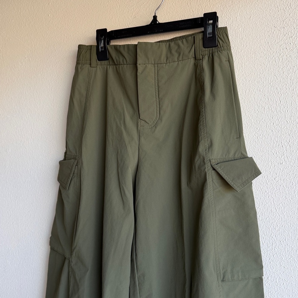 CALIA by Carrie Underwood Olive Green Wide-Leg Cargo Pants - Picture 2 of 4